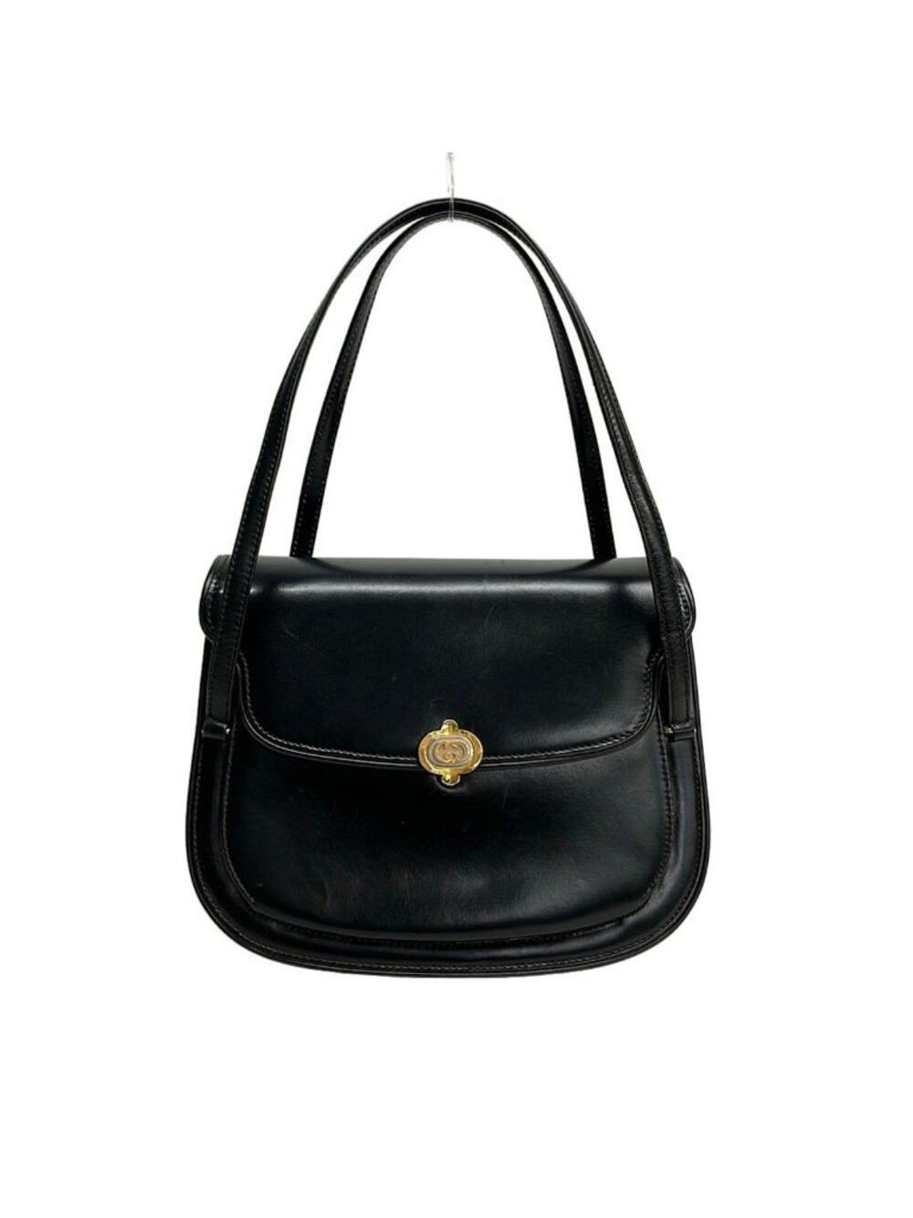 Gucci Handbag Interlocking G Black Leather